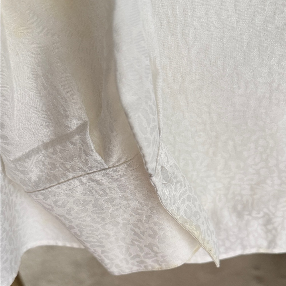 Foxcroft White Ruffle Blouse - Picture 5 of 10